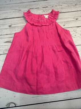KATE SPADE  Hot Pink Linen Tank Top Size S